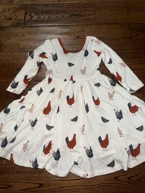 Kyte Baby Bamboo Chicken Dress 12/18 Month